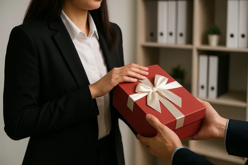 Tặng quà cho sếp nữ